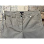 #3 Women's Dark Peanut Butter Tan Color, Twill Pants by ESCADA, Size: 40 Size 10 Photo 7