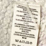 Free People  XS Cream Cashmere Silk Blend Open Front Puff Sleeve Cardigan Sweater Photo 3