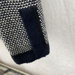 Castleberry Black & White Tweed Knit Open Front Vintage Cardigan Sweater 12 Photo 3