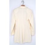 ZARA Collared Plunge Blazer Dress Stretch Wool Blend in Cream Ivory Women's XS Photo 7
