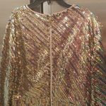 Ted Baker 💕💕 Pipii Sequin Mini Cocktail Dress Light Pink Gold Metallic NWT Photo 14