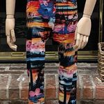 No Boundaries 🎉HP🎉 NoBo floral sunset tropical print leggings / S / Excellent condition Photo 0