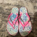 Lilly Pulitzer Lily Pulitzer Pink Flip Flops Size 9/10 Photo 1
