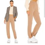N: Philanthropy Front Zip Joggers Sweatpants in Camel Tan Size M Photo 1