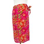 Beach Riot Melanie Sarong Swim Coverup in Miami Peony Pink Floral One Size Photo 3