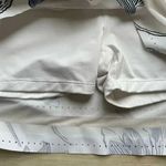 Athleta  Print Laser Running Tennis Sporty Women's White Floral Midi Skirt Skort Photo 5