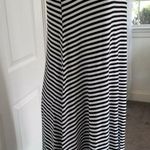 Old Navy Dress High Neck Black and White Stripe A-Line Tank Dress Womens Size XS Photo 1
