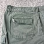 Liz Claiborne Women's Size 16 Green Cotton Cargo Shorts Casual Outdoor Comfort Photo 5