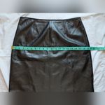 Apostrophe  Leather Pencil Skirt Womens Size 10 Black Photo 5