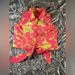 Tahiti Reef Club Vacation Style Top Button & Tie Bottom Medium Pink Photo 5