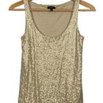 Talbots  - Sequin Gold Lined Tank Photo 0