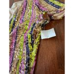 Altar'd State Altar’d State Sequined Rainbow Multicolor Dress Size Small V-Neck Swifty NEW Photo 7