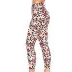 Wildfox NWT Sweat Natural Bright Coral Wild Leopard Leggings Large Photo 1