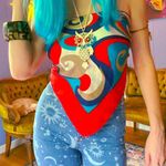 Vintage 1960s psychedelic mod scarf Photo 2