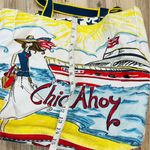 Brighton  Canvas Chic Ahoy Travel Bag beach bag red blue Photo 5