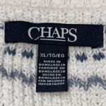 CHAPS  by Ralph Lauren women's size XL Blue and White Striped Sweater long sleeve Photo 7