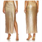 Lovers + Friends Sascha Maxi Skirt in Gold Photo 1