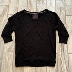 Victoria's Secret  women's XS black 3/4 sleeve sweater top Photo 0