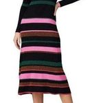 Tanya Taylor Pink Multi Velma Open Back Knit Dress Size Small $525 Photo 0