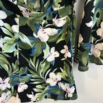 Show Me Your Mumu  Floral Bell Sleeve Wrap Front Tropical Romper Size Small Photo 13