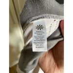 Athleta Womens Hoodie Size S Limitless Perforated Long Sleeve Gray White Photo 9