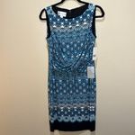 Donna Morgan  Blue Janeen Jersey Dress Size 12 Photo 1
