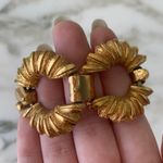 Fern Freeman Gold Shell Cuff Bracelet Photo 4
