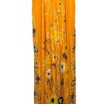 Womens Floral Gardencore Cottagecore Festival Vacation Cruise Beach Sun Dress M Yellow Size M Photo 5