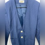 Innervisions by shipnshore size 10 blue‎ and white polka dots skirt set Blue Photo 6