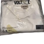 Zadig & Voltaire White Graphic Tee T Shirt Bow Moi Teddy Palmier Print Size M Photo 5