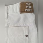 Free People New Beginners Luck Shorts Womens 31 Slouch Denim White We The Free Photo 2