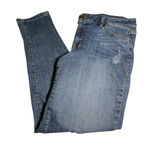 Lane Bryant Women's Size 16 Boyfriend Jeans Blue Denim Med Wash Distressed Photo 2