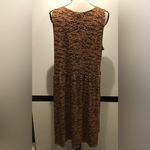 Old Navy Brown Black Knit Sleeveless Fit Flare Dress Size XL Photo 4