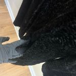 1 Madison  Faux Fur Longline Coat Size Medium Black Soft Photo 10