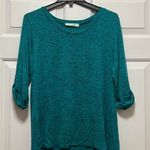 Chris & Carol Round Neck Cuffed Sleeve Tunic Photo 10