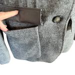 Banana Republic gray long sleeve collared button down wool coat with pockets 4 Photo 5