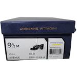 Adrienne Vittadini ADRIENNE‎ VITTADINI Women's Silver Embellished Clear Strap Block Heel Mules 9.5 Photo 11