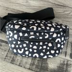 Dagne Dover NWOT Ace Fanny Pack Belt Bag in Black White Block Party Print Photo 2
