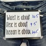 Vigoss Size 30 Jeans Kendra Boot Cut Off Cropped Classic Fit Embroiderd Pocket Photo 13