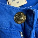 True Religion  Jeans Womens Size 25 Super Skinny Royal Blue Mid Rise HALLE Photo 1