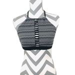 Athleta  Chevron Lace-up Bikini Top - Size S Photo 4