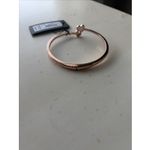 NWT KATE SPADE YOURS TRULY HEART PAVE OPEN HINGE ROSE GOLD CUFF BRACELET Photo 4