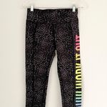 Betsey Johnson Leopard Print Work It Out Capri Leggings Photo 1
