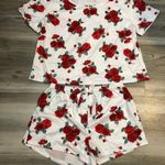 2 piece lounge set, size large, cropped tee and shorts, NWOT Photo 3