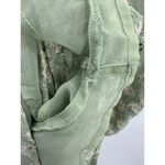 American Eagle  AEO Green Cream Floral Print Romper Women's Size X-Small XS Photo 6