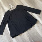 Free People  Shirt bonsai drape front jersey tee womens Black (xsmall) boho Photo 5