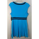 NY&Co Blue with Black Piping Cotton V Photo 5