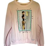 FRIENDS the television series pink crewneck fleece sweater women's size medium Photo 0