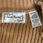 Vintage Y2K tan suede leather sweater Western country style vest sz L Size L Photo 5