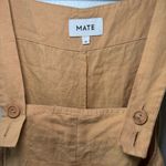 Mate the Label  Maya‎ Linen Overalls Jumper Jumpsuit Apricot Peach Size M Photo 1